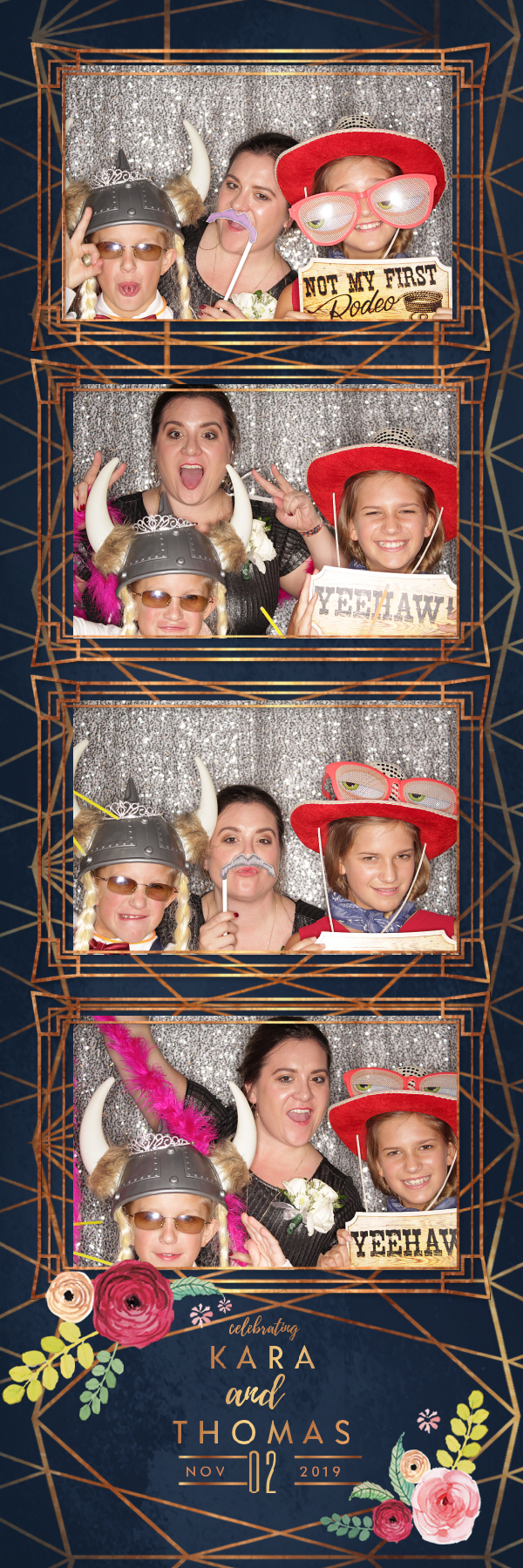 Kara and Thomas Wedding | View more photos from the event at gallery.photoboothbillings.com/u/PhotoBoothBillings/Kara-and-Thomas-Wedding